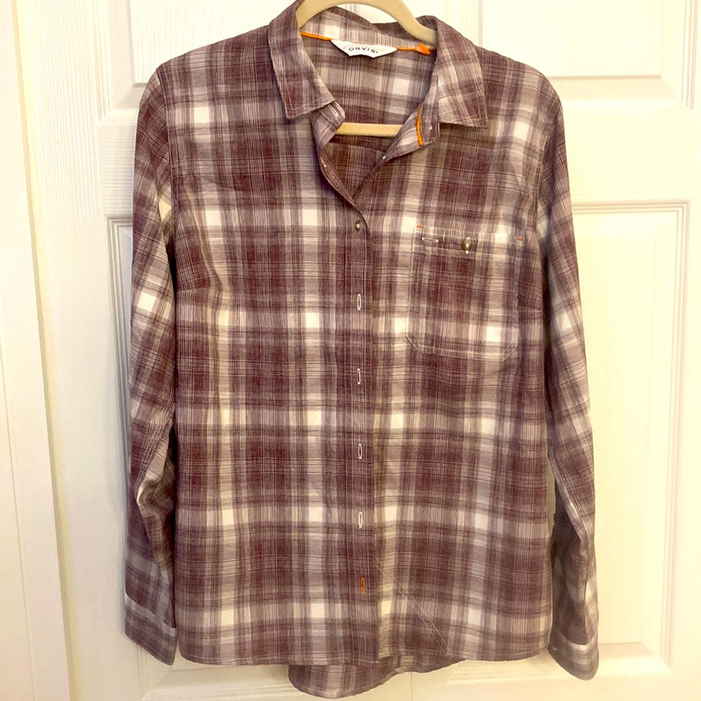 Orvis tech chambray - size L